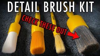 AMAZING DETAILING BRUSHES. WORK STUFF DETAIL BRUSH KIT