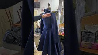 Custom Made Princess Coat Style.  #fashion #bespoke #wool #madeintoronto #outerwear #torontofashion