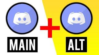 How To Make an ALT ACCOUNT on Discord & Use Two Accounts at The SAME TIME