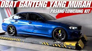 BIKIN BMW G20 330i JADI CEPER MANIS !!!! H&R LOWERING KIT INSTALL