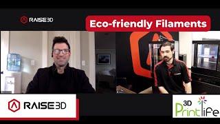 3D PrintLife - Eco-friendly Filament for 3D Printing [Raise3D Livestream Recap]