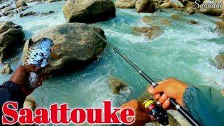 Saattouke Amazing Spot Fishing Asala Fish ||  Seti River Fishing || Fishing Nepal 