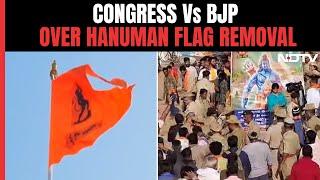 Karnataka Mandya Protest | Congress vs BJP As Hanuman Flag Removed In Karnataka, More Protests Today