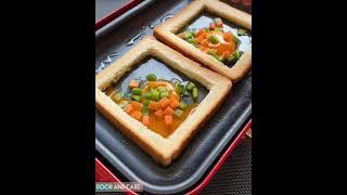 Egg Cheese Toast Easy Tiktok Snack #Shorts