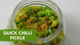 Quick Chilli Pickle |  झटपट ऐसे बनाएं हरी मिर्च का अचार | Pickle Recipe | Sanjeev Kapoor Khazana