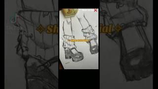 Shoe tutorial #vocaloid #初音ミク #artist #tradional Not mine #twitter #begginers