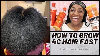 4C HAIR GROWTH -FAST &  HEALTHY - Length check, Growth tips and products