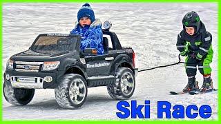 FANNY SKI KIDS RACE 4x4 FORD RANGER \ Tima Kuleshov 4yo