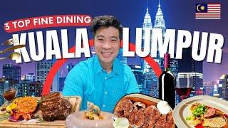 🫐 3 TOP Fine Dining places in Kuala Lumpur: Horizon Grill Banyan Tree, Sushi Ryu and Cantaloupe