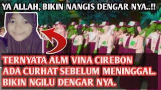 Curhatan Alm Vina Cirebon Sebelum Meninggal || YA ALLAH Bikin Sedih  #factualnews77