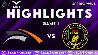 HLE vs BFX Game 1 Highlights | LCK 2025 Highlights | Hanwha Life vs BNK FEARX by Onivia