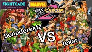 MvC2 - Fightcade Archive Casuals - benederektz vs texar - Full Game set