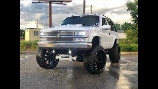 Lifted 2 Door Tahoe on 26x14s