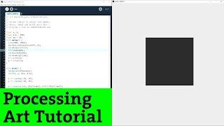 Ep.7 Processing tutorial | NERVOUS RECTANGLE | Random Walker (Creative coding art)