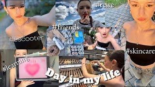 ️Vlog *Day in my life* #friends #vlog #escooter #learning #skincare ️