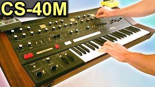 YAMAHA CS-40M - Ambient Chillout Jam |  Analog Synth Demo