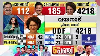 ചേലക്കരയില്‍ LDF മുന്നില്‍...;രമ്യ ഹരിദാസിന്റെ ഇരട്ടി വോട്ട് യു ആര്‍ പ്രദീപിന് | Chelakkara