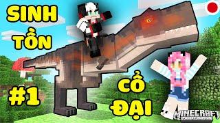 REDHOOD VÀ MỀU THỬ THÁCH SINH TỒN MINECRAFT CỔ ĐẠI TẬP 1:MỀU XÂY DỰNG LÀNG PIRATE THỜI TIỀN SỬ