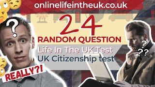Life In The UK Test | Pass First Time | 24 Questions Practice