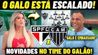 RENATA E DENILSON ANIMADOS! ''GALO VAI DAR TRABALHO'' SÃO PAULO X ATLÉTICO MG NOTICIAS DO GALO HOJE