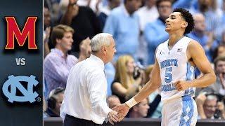 North Carolina vs. Maryland Basketball Highlights (2015-16)