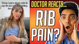 Doctor reacts: Sharp Rib Pain?! #shorts #doctor