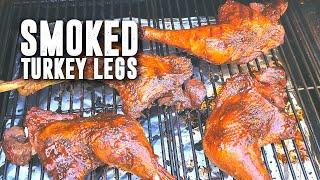 GIANT Country Fair Smoked TURKEY LEGS! | Rough Cooking Recipe (CATCH CLEAN COOK)