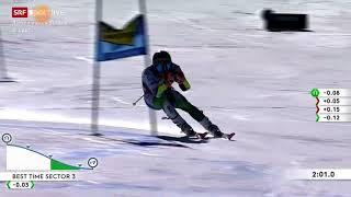 Zan Kranjec takes Bronze Giant Slalom 2nd Run Sölden  21/22