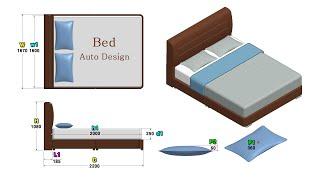 Bed Auto Design in CATIA V5 Knowledge Rule
