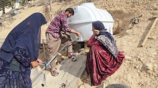 From Gathering Acorns to Installing a New Tanker: A Busy Day for The Atabak Family