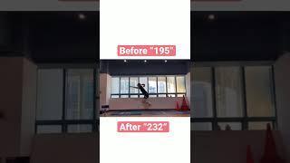 [스톰체대입시] 제자리 멀리뛰기 195cm에서 “232cm”? 3개월 변화 영상