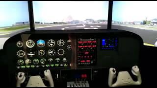 Flight Simulator X-Plane Sêneca 2  - Simulador de voo review PC