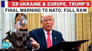 [VF] Trump signe de nouveaux décrets un avertissement à l'OTAN après  l'Ukraine et l'Europe (Full)