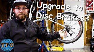 Disc Brakes on a Non-Disc Frame