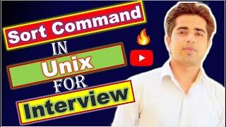 sort command in unix| sort command in linux| unix sort command