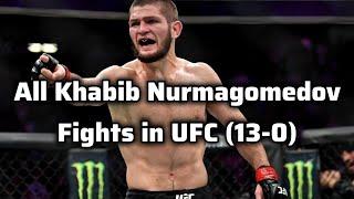 All Khabib Nurmagomedov Fights in UFC (13-0)