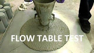 #Tutorial How To Do Slump Test/Flow Table Test (Concrete)