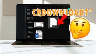 What is a CRDOWNLOAD File? Don’t Delete It Before Watching This!