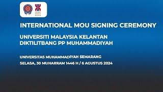 PENANDATANGANAN MOU DENGAN UNIVERSITI MALAYSIA KELANTAN - DIKTILITBANG PP MUHAMMADIYAH