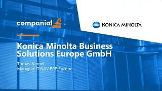 Konica Minolta Business Solutions Europe GmbH | 2023 Upgrade for NAV/Business Central Reference Case