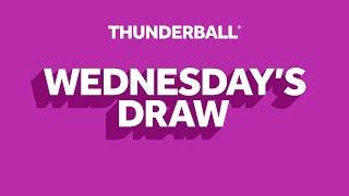 The National Lottery Thunderball draw results from Wednesday 20 November 2024