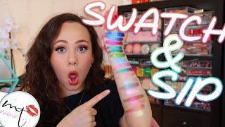 WHY INDIE EYESHADOWS ARE BETTER THAN HIGH END SHADOWS / Clionadh & Devinah Cosmetics Swatch & Sip