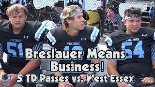 Parsippany Hills 35 West Essex 7 | Week 7 Highlights | JD Breslauer 5 TD Passes