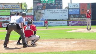 5/2/2013: Nick McCoy first Double-A at-bat vs. Deck McGuire