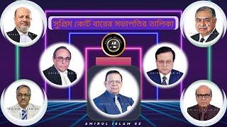 সুপ্রিম কোর্ট বারের সভাপতি হিসেবে যারা দায়িত্ব পালন করেছেন || Bangladesh Supreme Court Bar