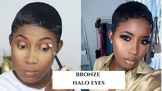 EASY BRONZE  EYE MAKEUP TUTORIAL