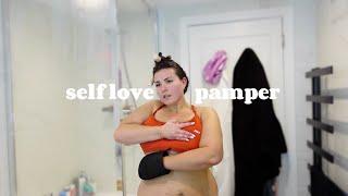 let's get pampered and heal (fake tan, heatless curls & skin care) | weekly vlog