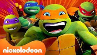 TMNT: Teenage Mutant Ninja Turtles | 60 MINUTEN von Mikey als jüngster Bruder!  | Nickelodeon