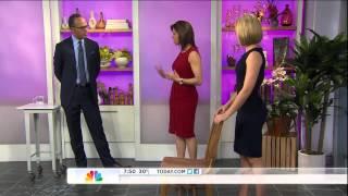 Dylan Dreyer - big round butt & tiny waist - side view - The Today Show