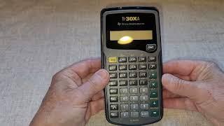 Texas Instruments Calculator 30XA Review